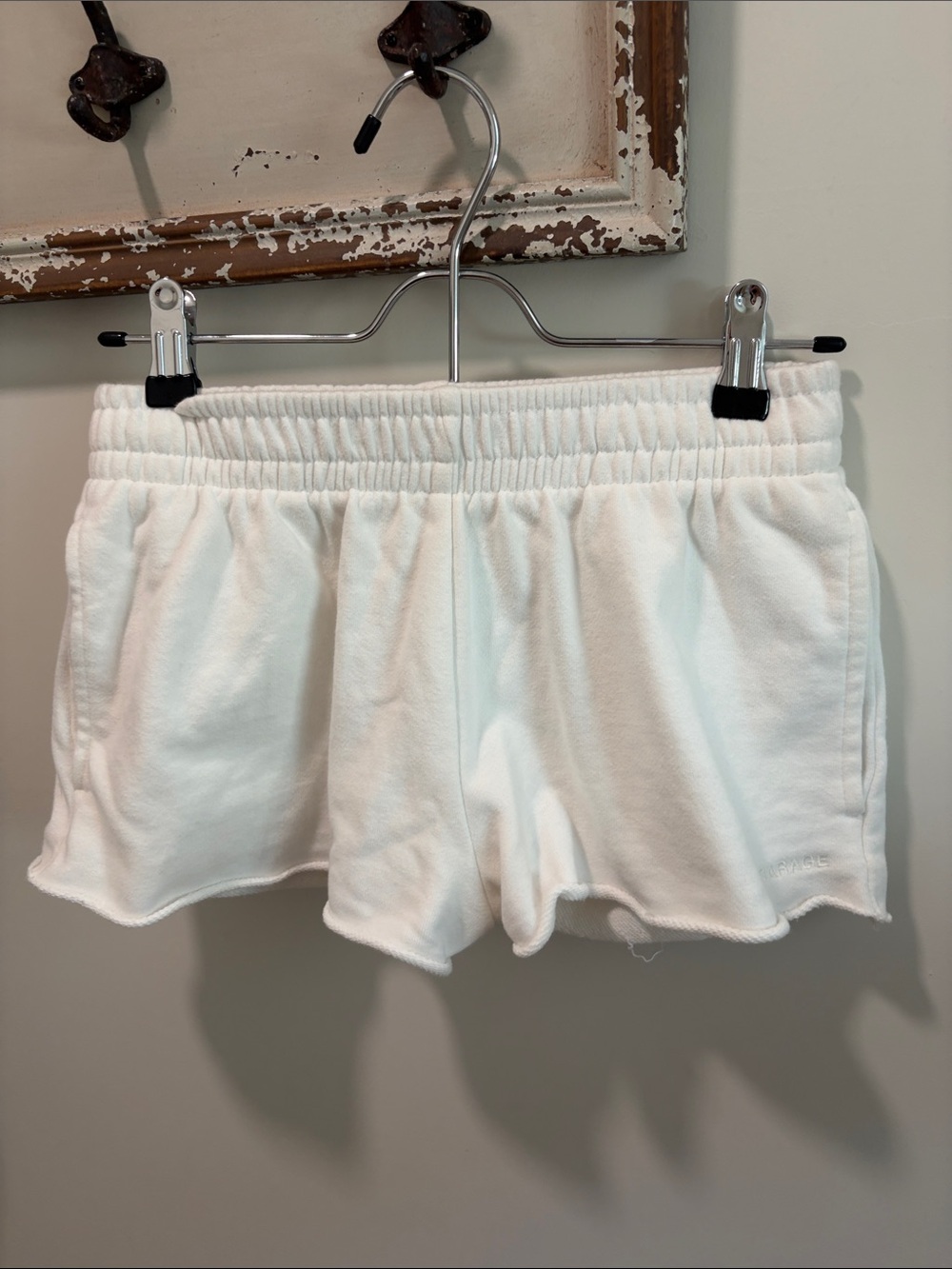 Garage White Lounge Shorts